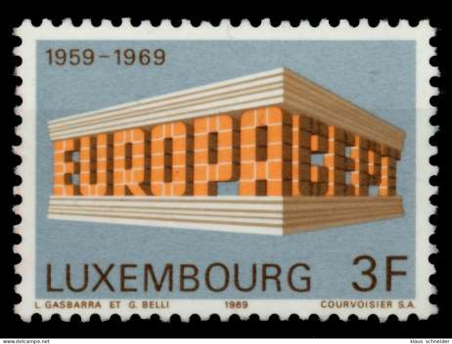 LUXEMBURG 1969 Nr 788 Postfrisch X9339F6 - Unused Stamps