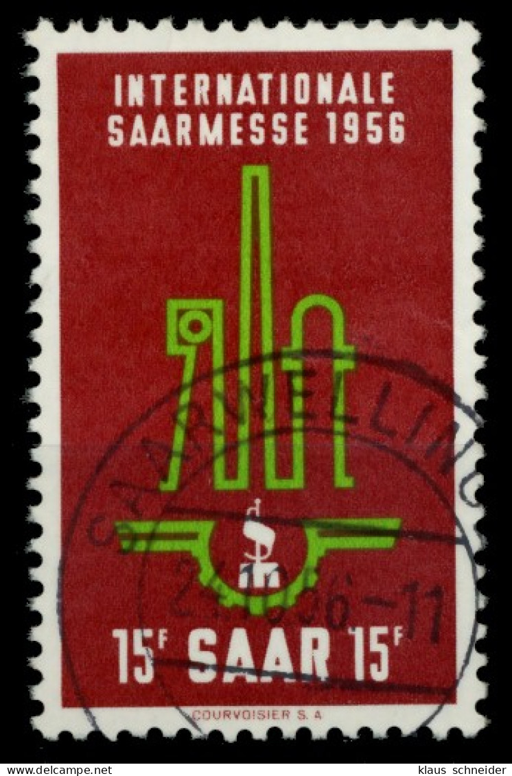 SAARLAND 1956 Nr 368 Gestempelt X6DFA72 - Oblitérés