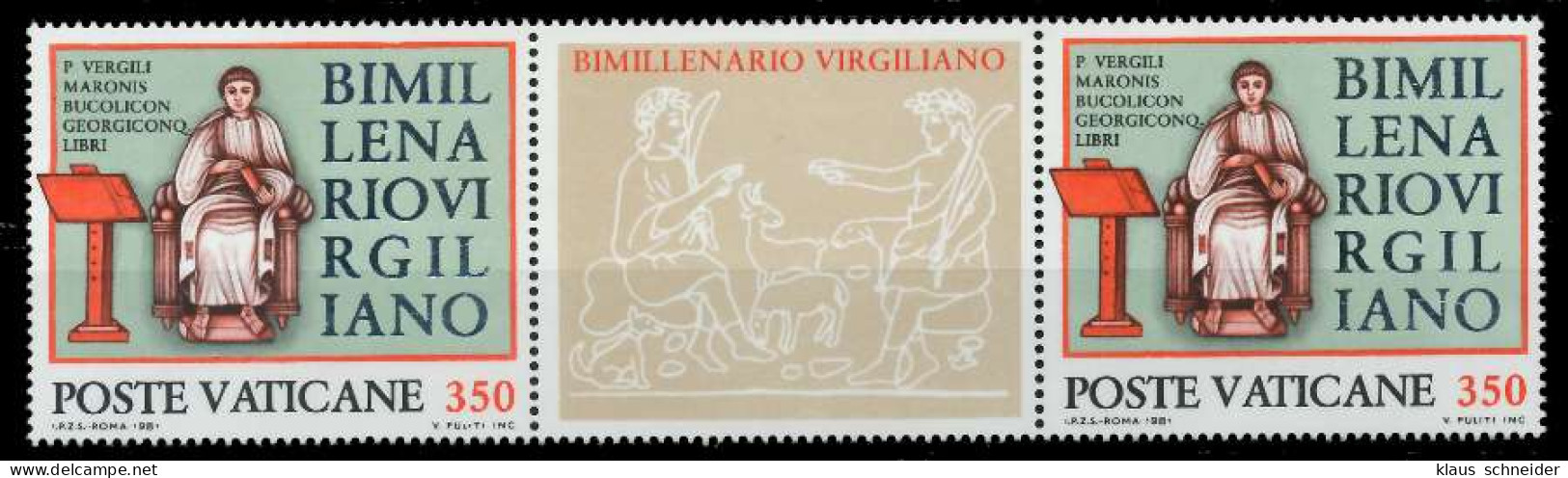VATIKAN 1981 Nr 783ZW Postfrisch ZW-STEG PAAR X7C6A52 - Unused Stamps