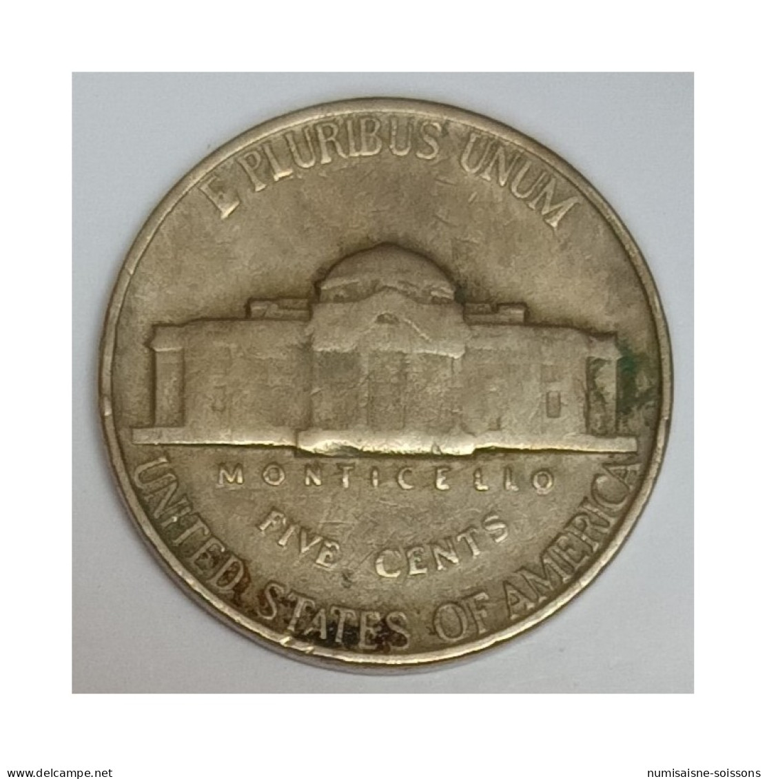 ETATS UNIS - KM A192 - 5 CENTS 1947 - THOMAS JEFFERSON - TB - 1938-…: Jefferson