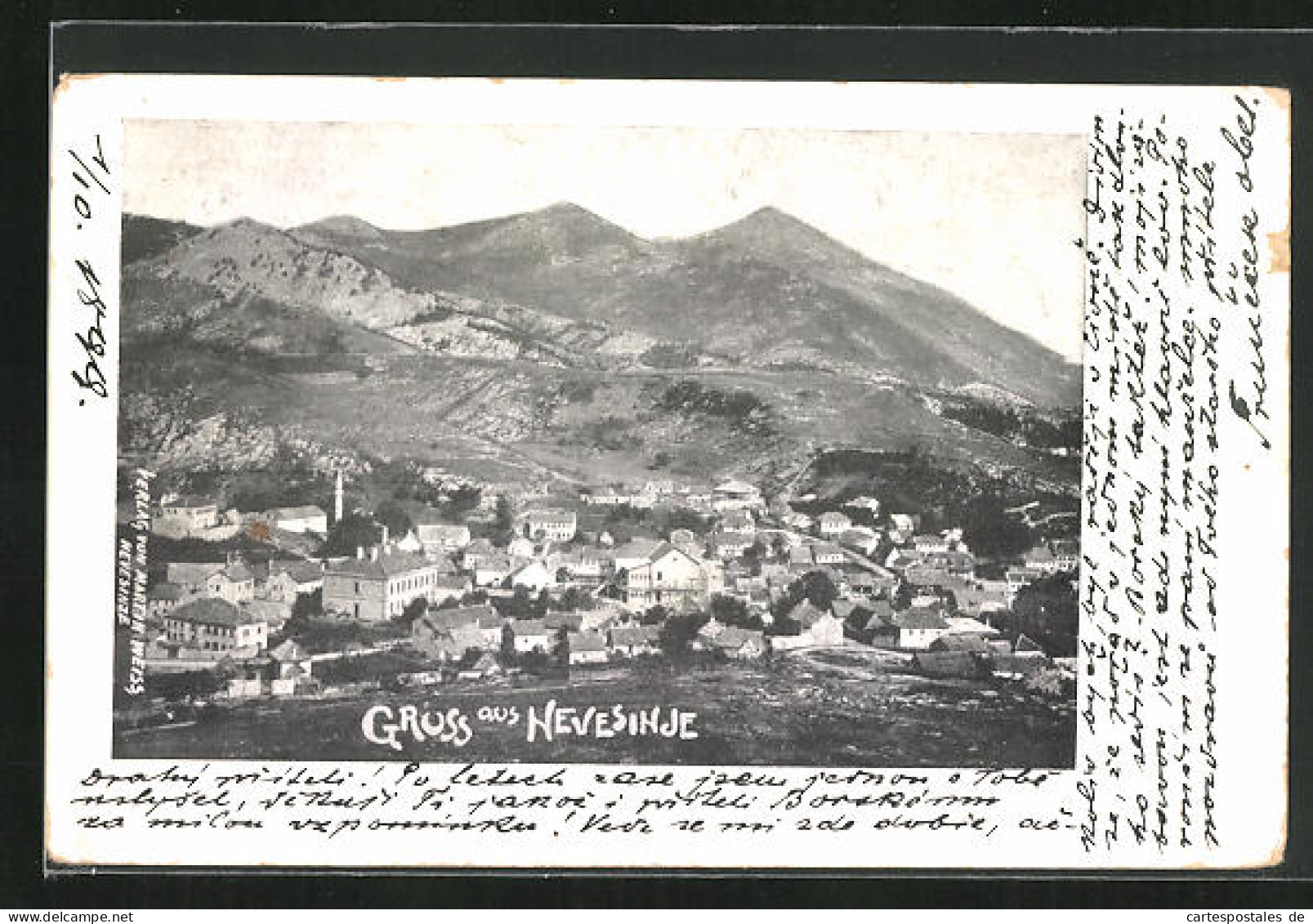 AK Nevesinje, Ortsansicht Aus Der Vogelschau  - Bosnia And Herzegovina