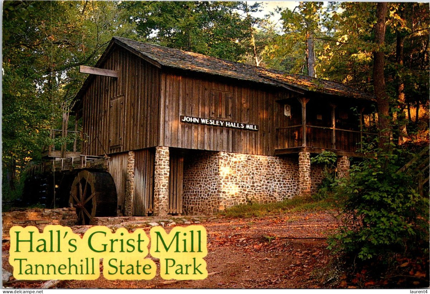 8-4-2024 (1 Z 21) USA - (posted To France) - Hall's Grist Mill - Water Mills