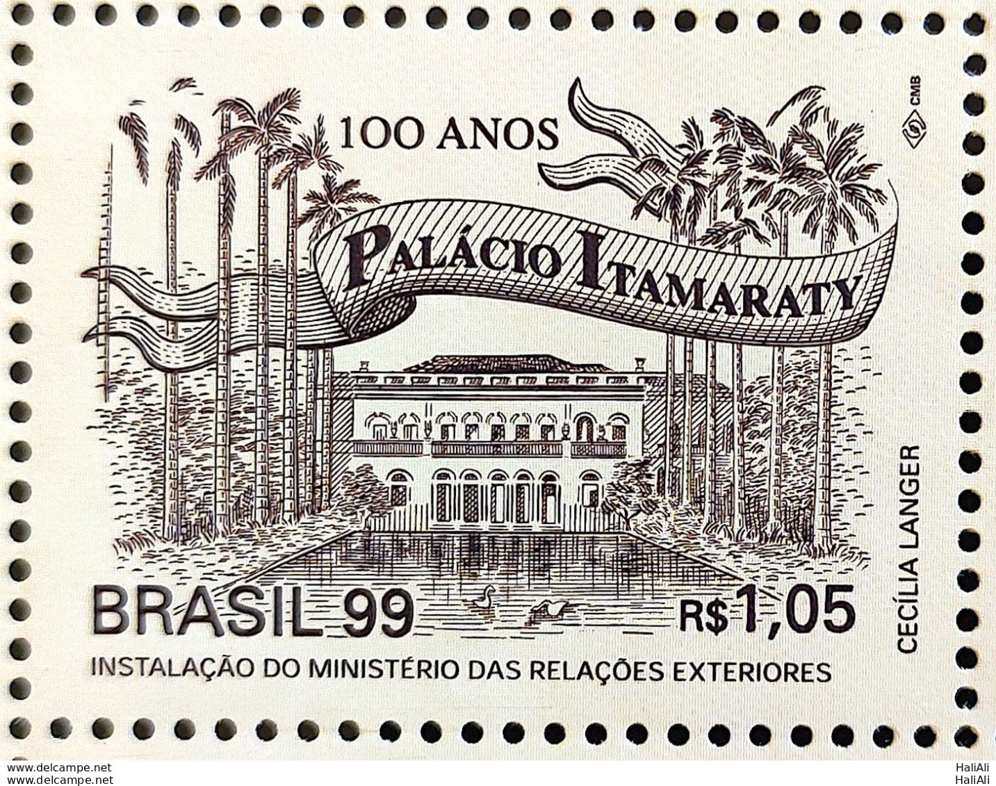 C 2236 Brazil Stamp Ministry Of Foreign Affairs Palácio Do Itamaraty 1999 - Unused Stamps