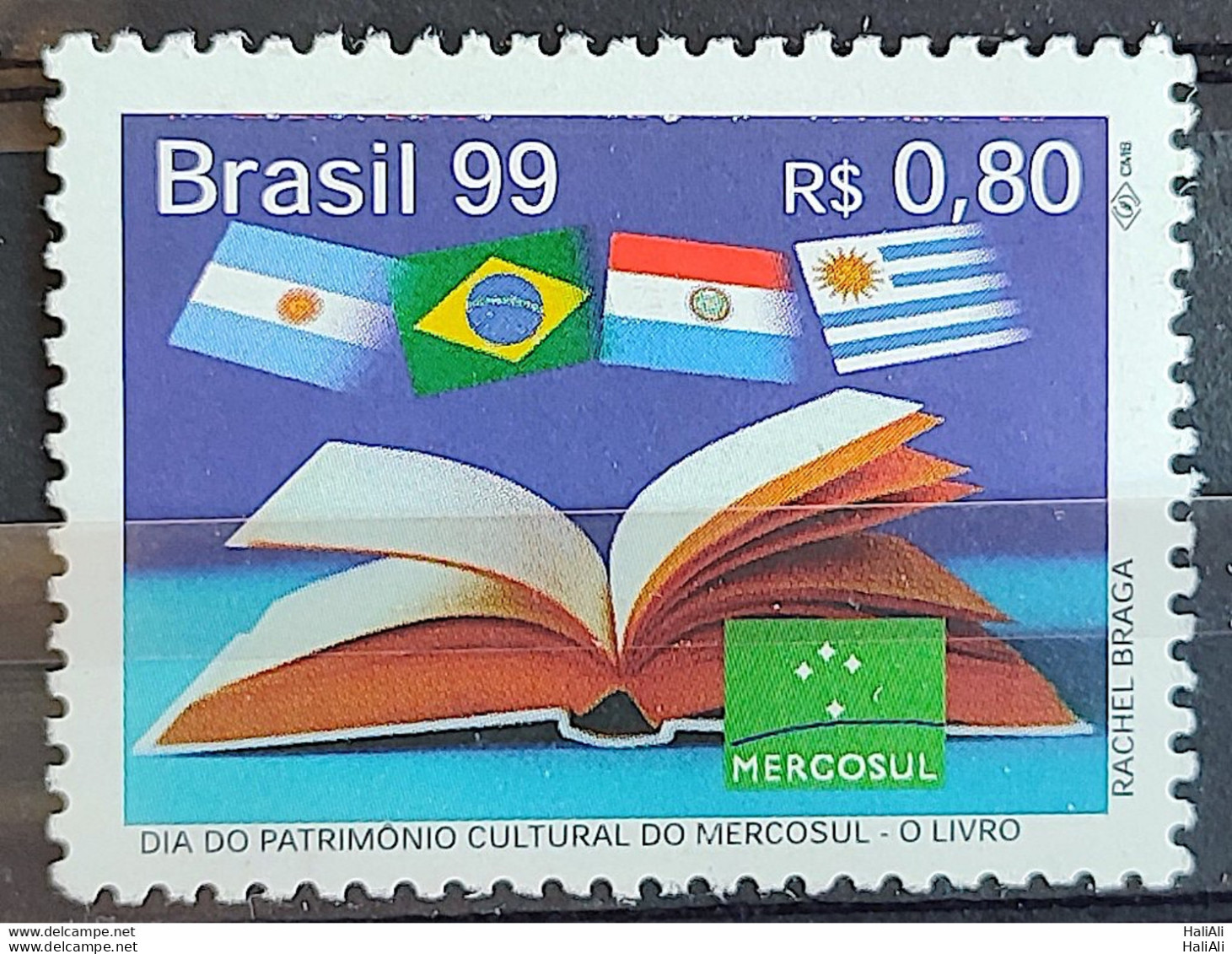 C 2220 Brazil Stamp Cultural Heritage Day Of Mercosur Flag 1999 - Unused Stamps