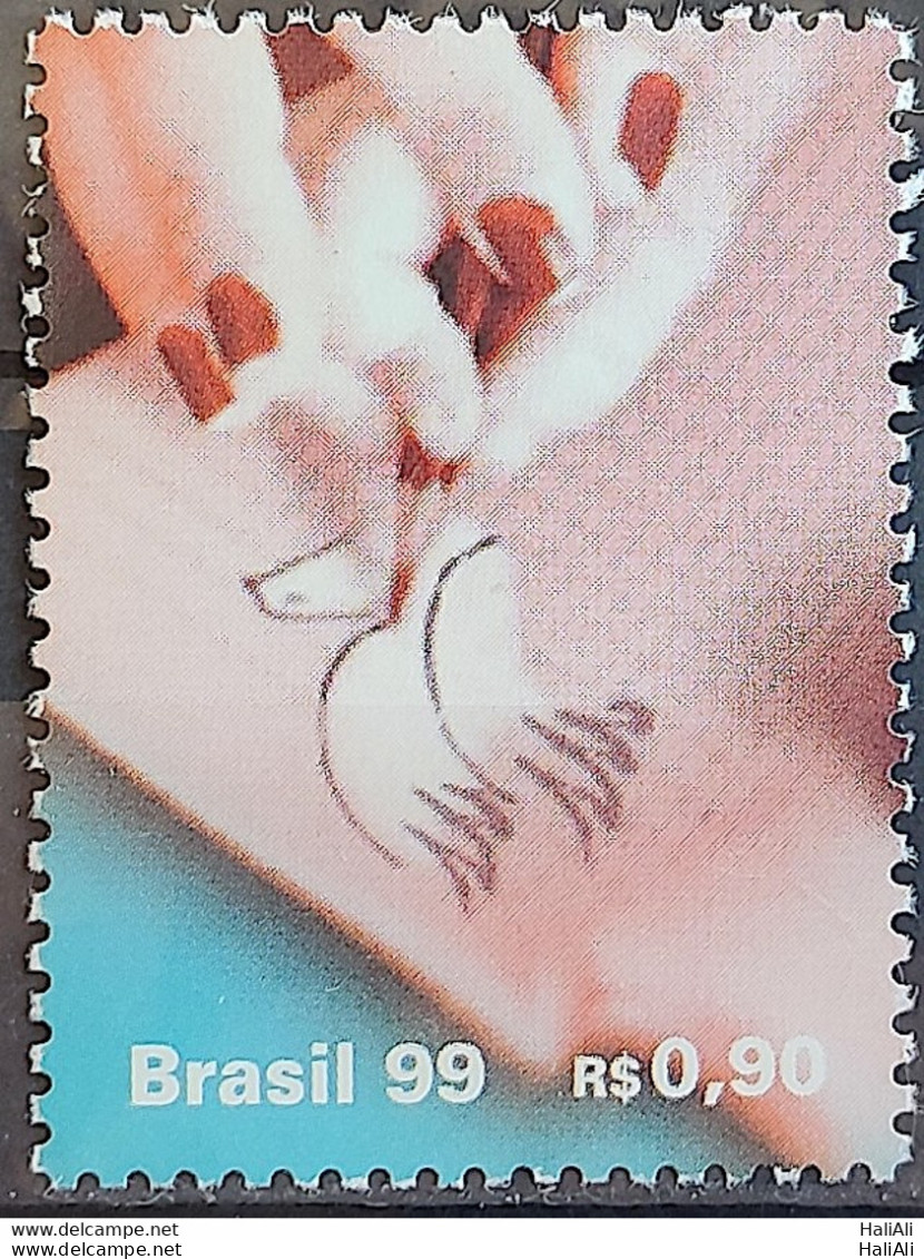 C 2207 Brazil Stamp Education For Military Peace Upaep Hand America Series 1999 - Unused Stamps