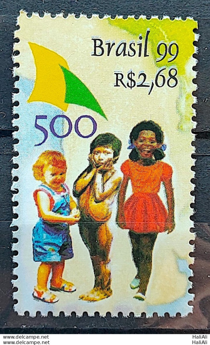 C 2195 Brazil Stamp Descobriment From Brazil Indian Black White Ethnicity Luprapex 1999 - Unused Stamps