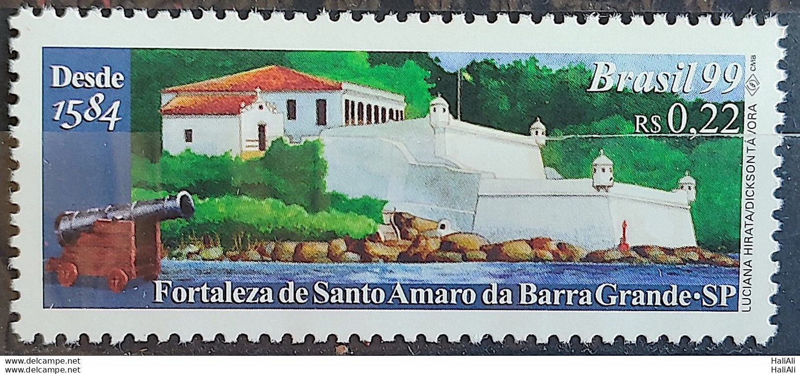 C 2194 Brazil Stamp Fortaleza De Santo Amaro Da Barra Grande Military 1999 - Unused Stamps