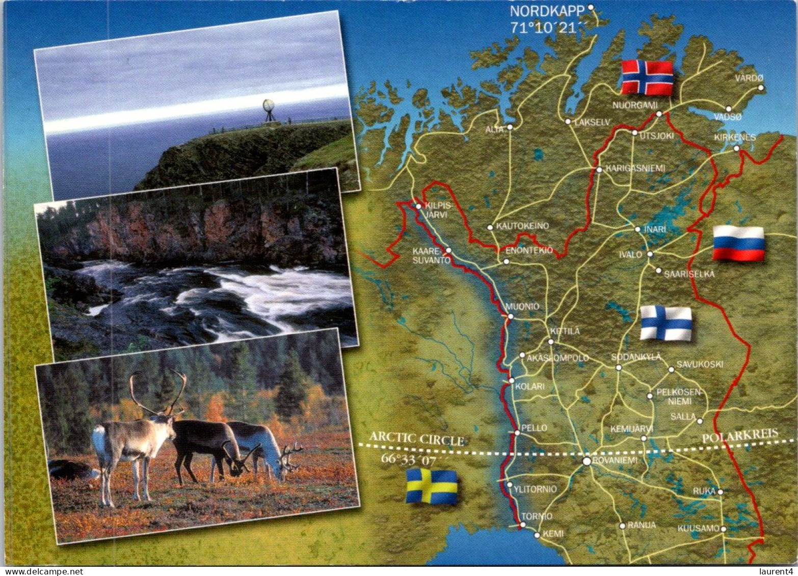 8-4-2024 (1 Z 21) Norway (North Cape Map) - Norwegen