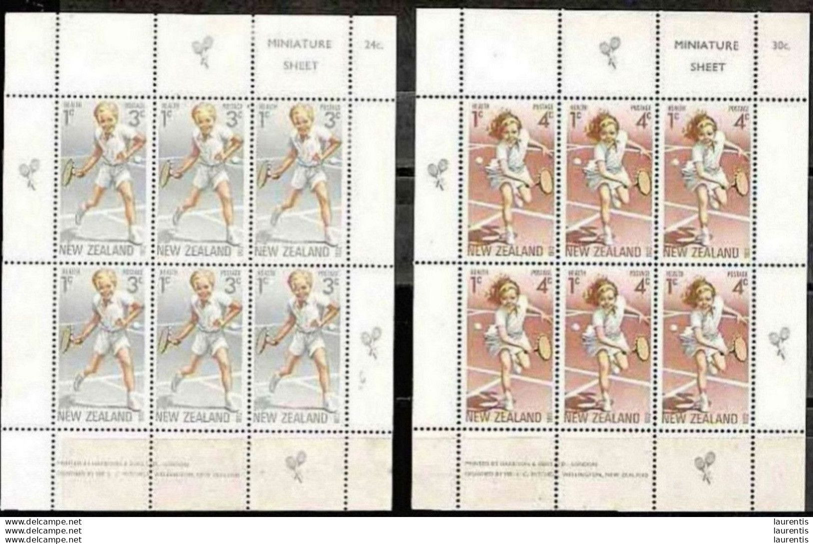 1263  Tennis - New Zealand - Yv BF 32-33  No Gum - 6,50 (40) - Tennis