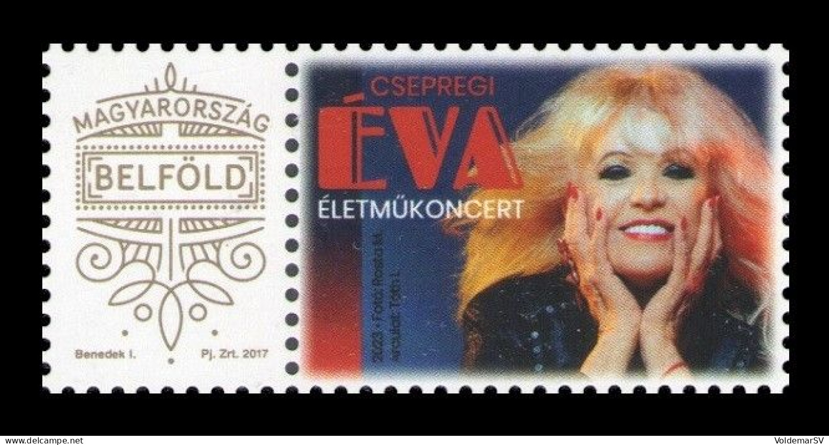 Hungary 2023 Mih. 5927XX Music. Singer Eva Csepregi MNH ** - Unused Stamps