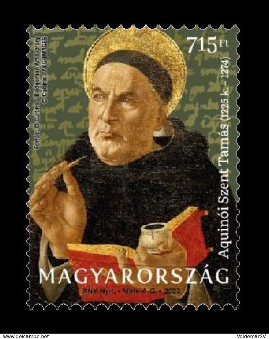 Hungary 2023 Mih. 6300 Saint Thomas Aquinas MNH ** - Nuovi