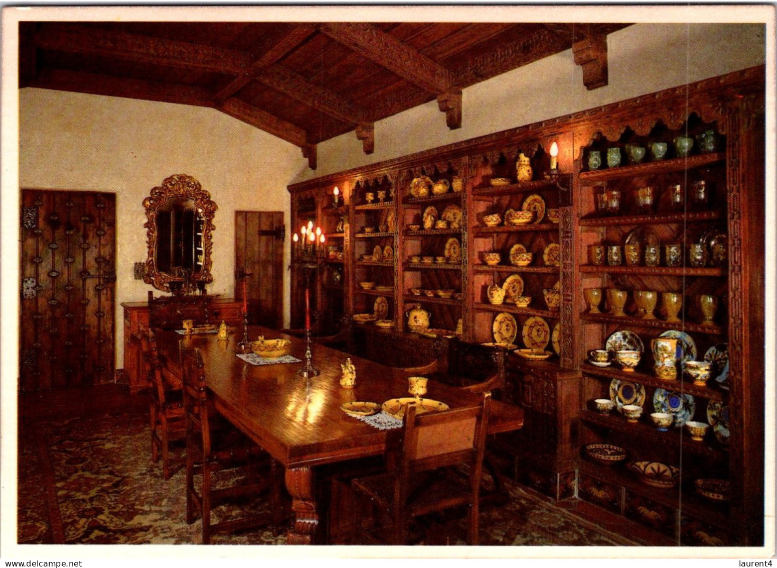 8-4-2024 (1 Z 23) USA - California Scotty's Castle (Death Valley) 4 Postcards - Châteaux