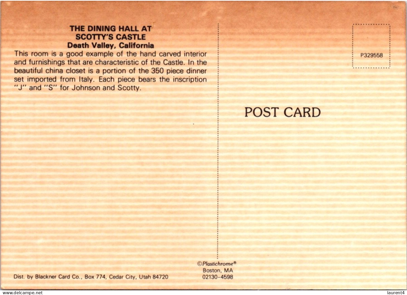 8-4-2024 (1 Z 23) USA - California Scotty's Castle (Death Valley) 4 Postcards - Châteaux