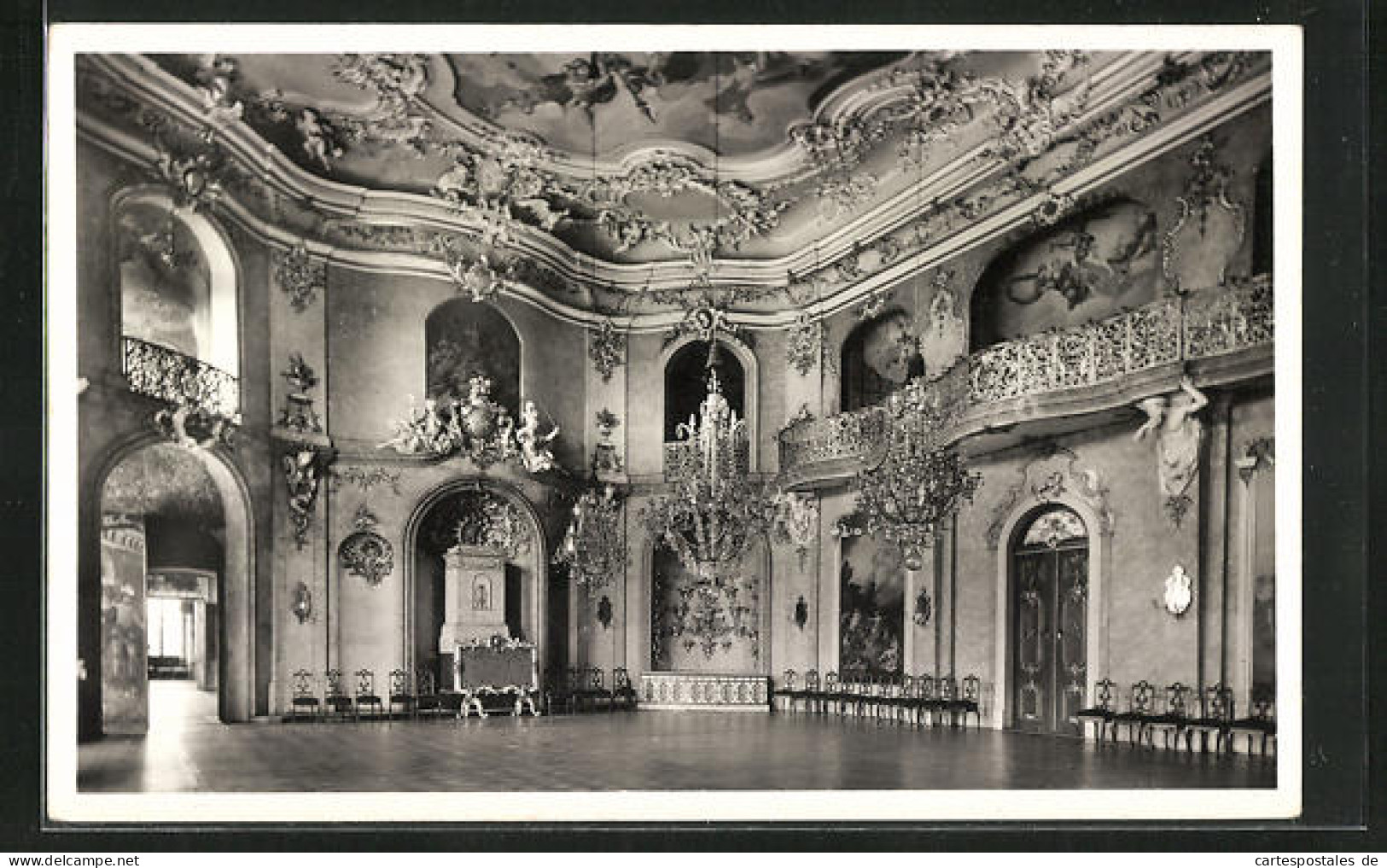 AK Rudolstadt, Schloss Heidecksburg, Grosser Festsaal  - Rudolstadt