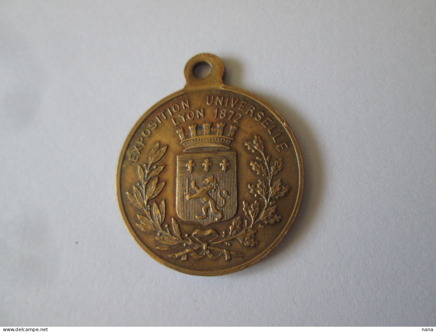 France Medaille:Exposition Universelle Lyon 1872 - Autres & Non Classés