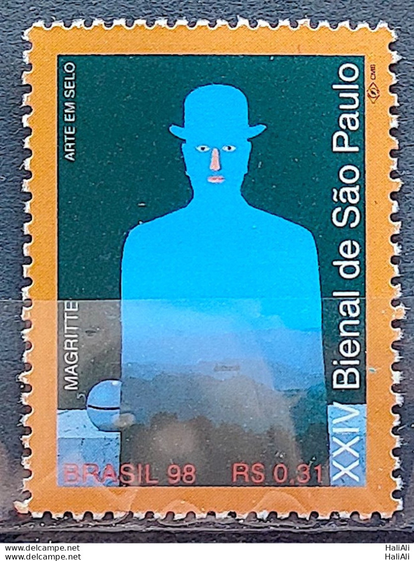 C 2163 Brazil Stamp Biennial Of Sao Paulo Magritte Art 1998 - Unused Stamps