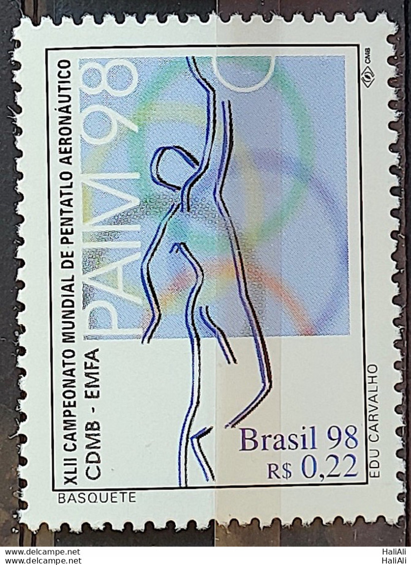 C 2157 Brazil Stamp Pentathlon Military Basketball Aeronautical 1998 - Unused Stamps