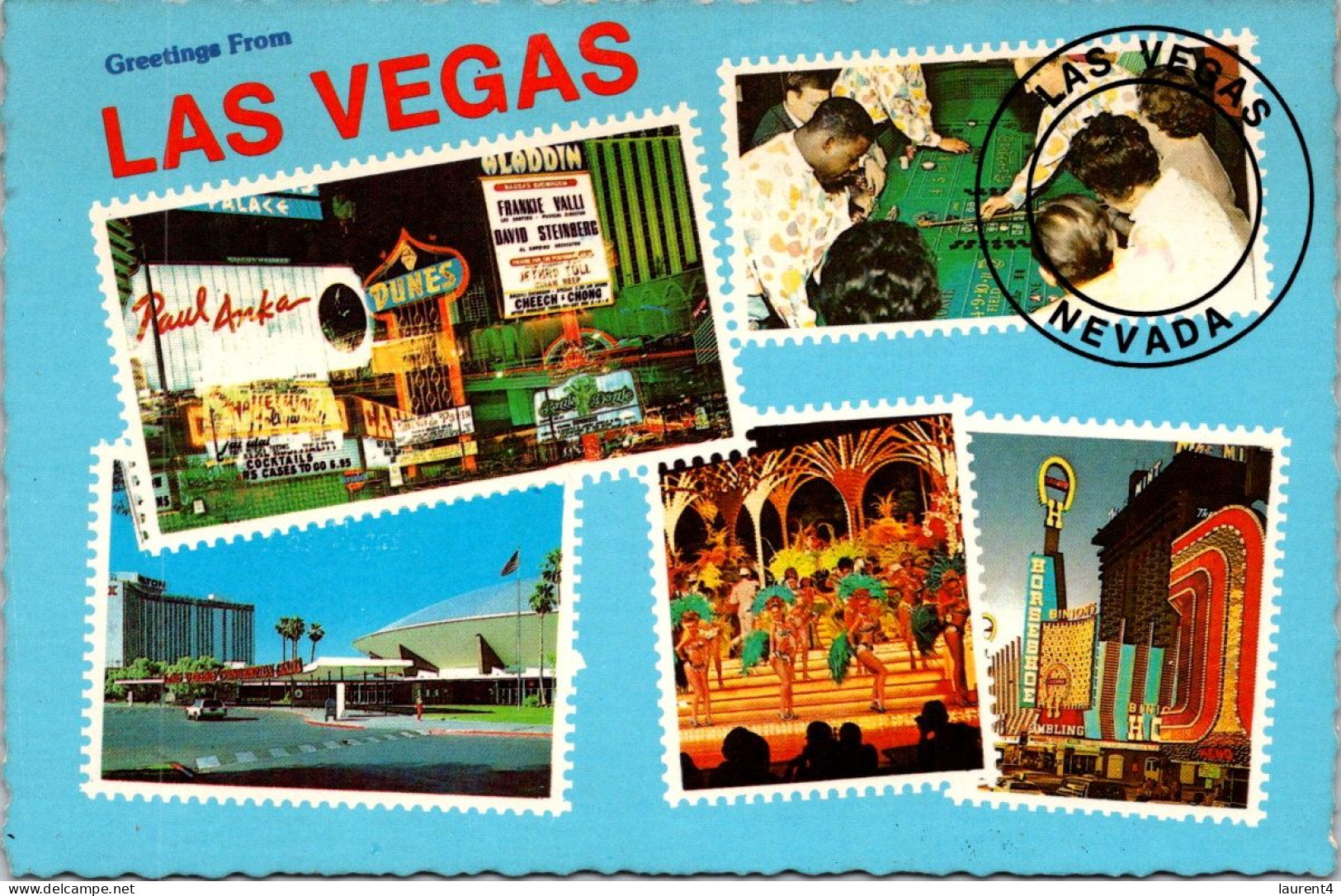 8-4-2024 (1 Z 23) USA - 2 Postcards - Las Vegas Hotel Casino - Hotels & Restaurants