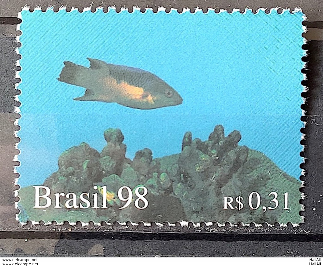 C 2111 Brazil Stamp Oceans Coral Fish 1998 - Unused Stamps