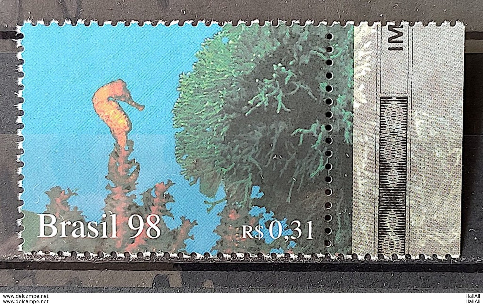 C 2112 Brazil Stamp Oceans Fish Marine Horse 1998 - Unused Stamps