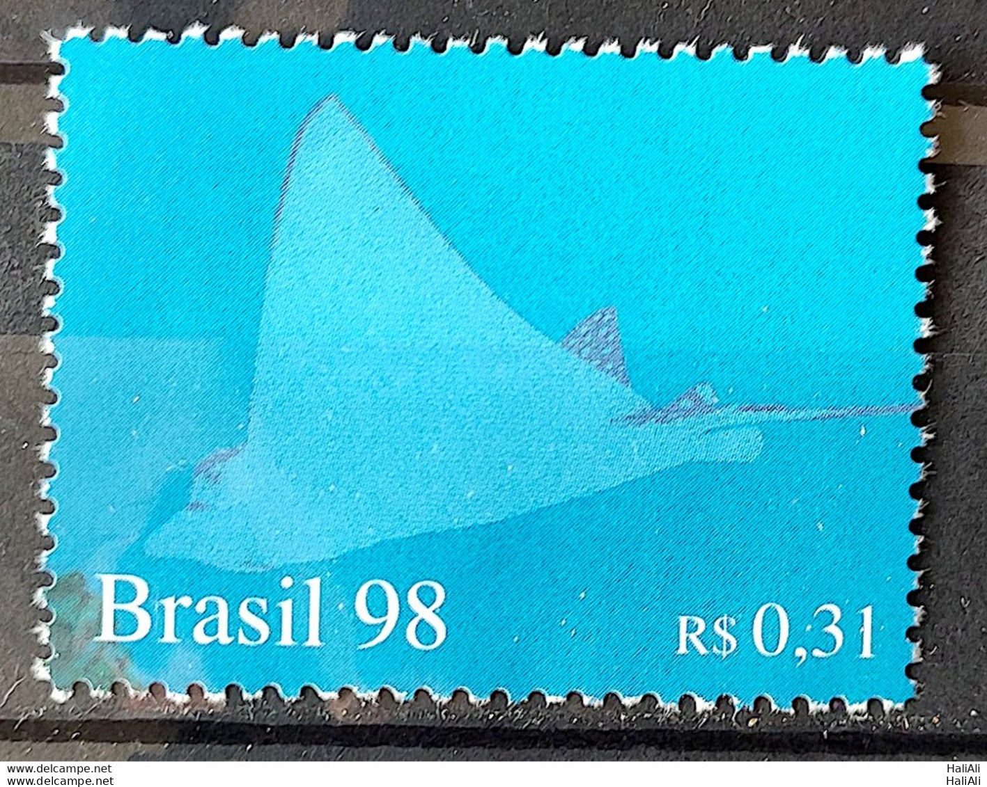 C 2104 Brazil Stamp Oceans Fish Array 1998 - Unused Stamps