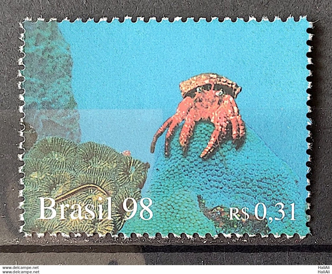 C 2110 Brazil Stamp Oceans Anemona Coral 1998 - Unused Stamps