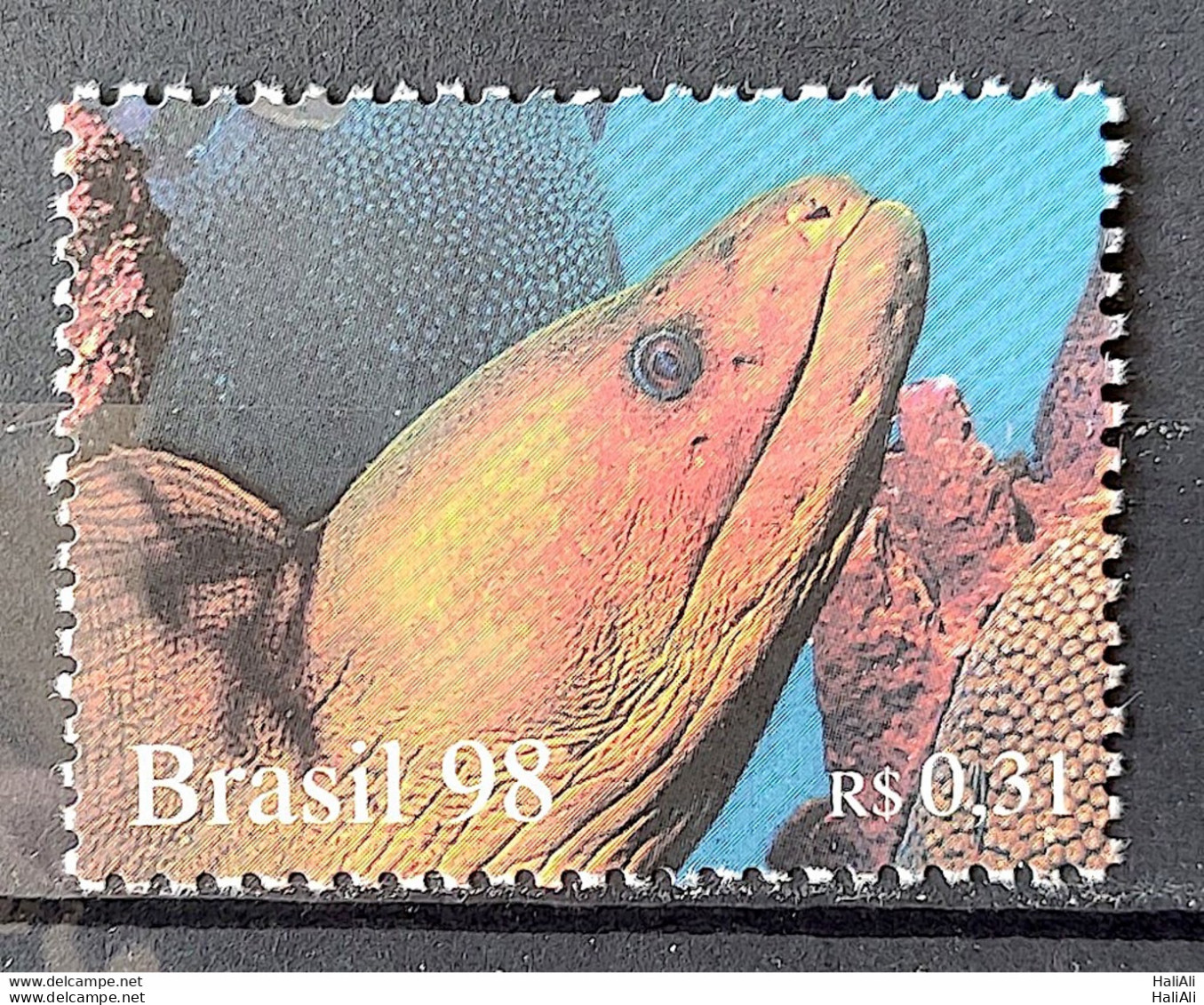 C 2107 Brazil Stamp Oceans Fish Moreia Coral 1998 - Unused Stamps