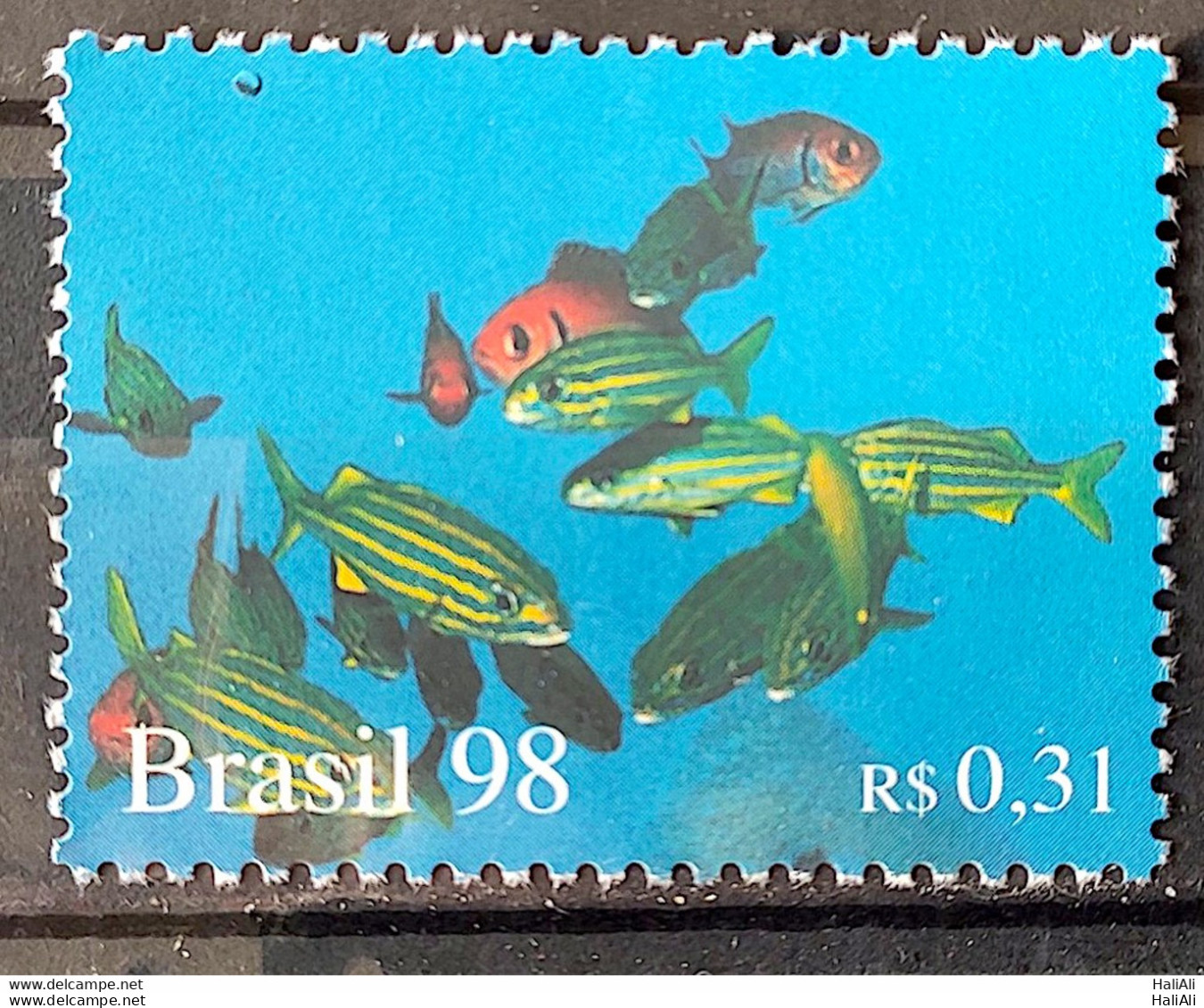 C 2102 Brazil Stamp Oceans Fish School 1998 - Unused Stamps