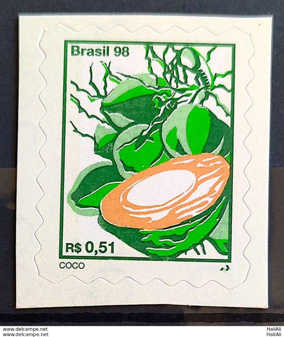 Brazil Regular Stamp RHM 756 B4 Fruta Coconut 1998 - Unused Stamps