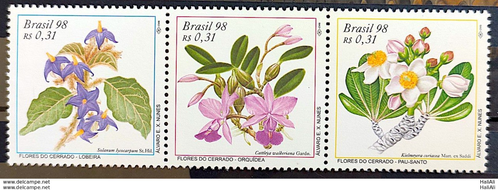 C 2170 Brazil Stamp Cerrado Flowers Orchid 1998 - Unused Stamps