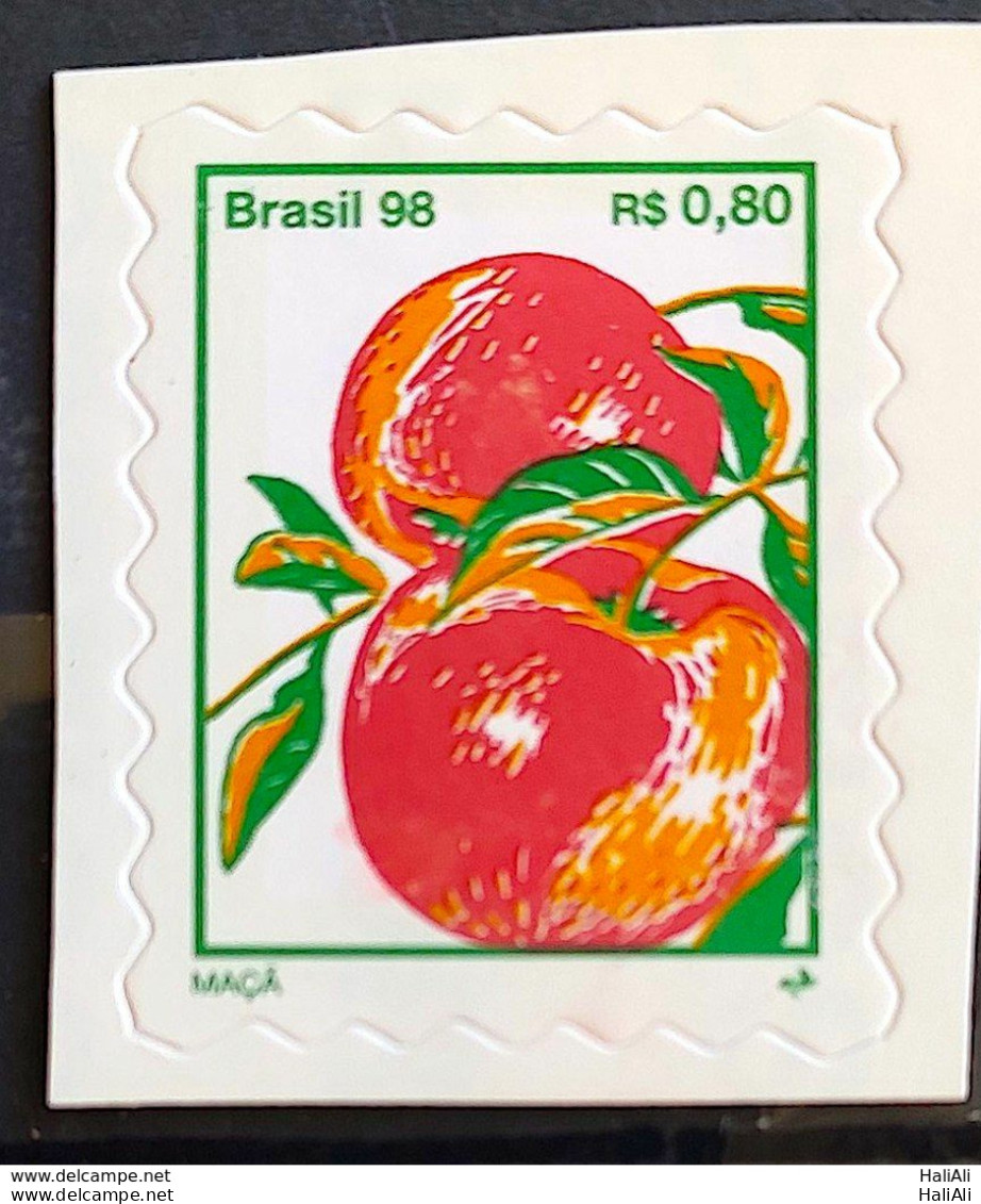 Brazil Regular Stamp RHM 755 B3 Fruit Apple 1998 - Unused Stamps