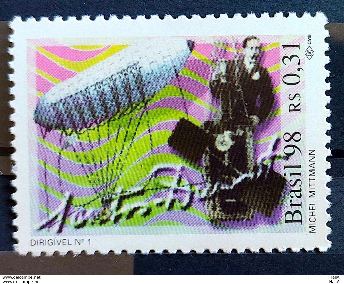 C 2144 Brazil Stamp Santos Dumont Airplane Aviation Personality 1998 - Unused Stamps