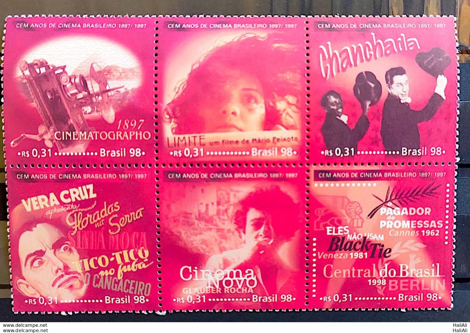 C 2145 Brazil Stamp Brazilian Cinema Film Glauber Rocha Chanchada 1998 - Unused Stamps