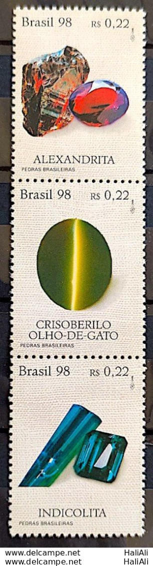 C 2069 Brazil Stamp Stones Brazilian Stone Mineral Jewel 1998 - Unused Stamps