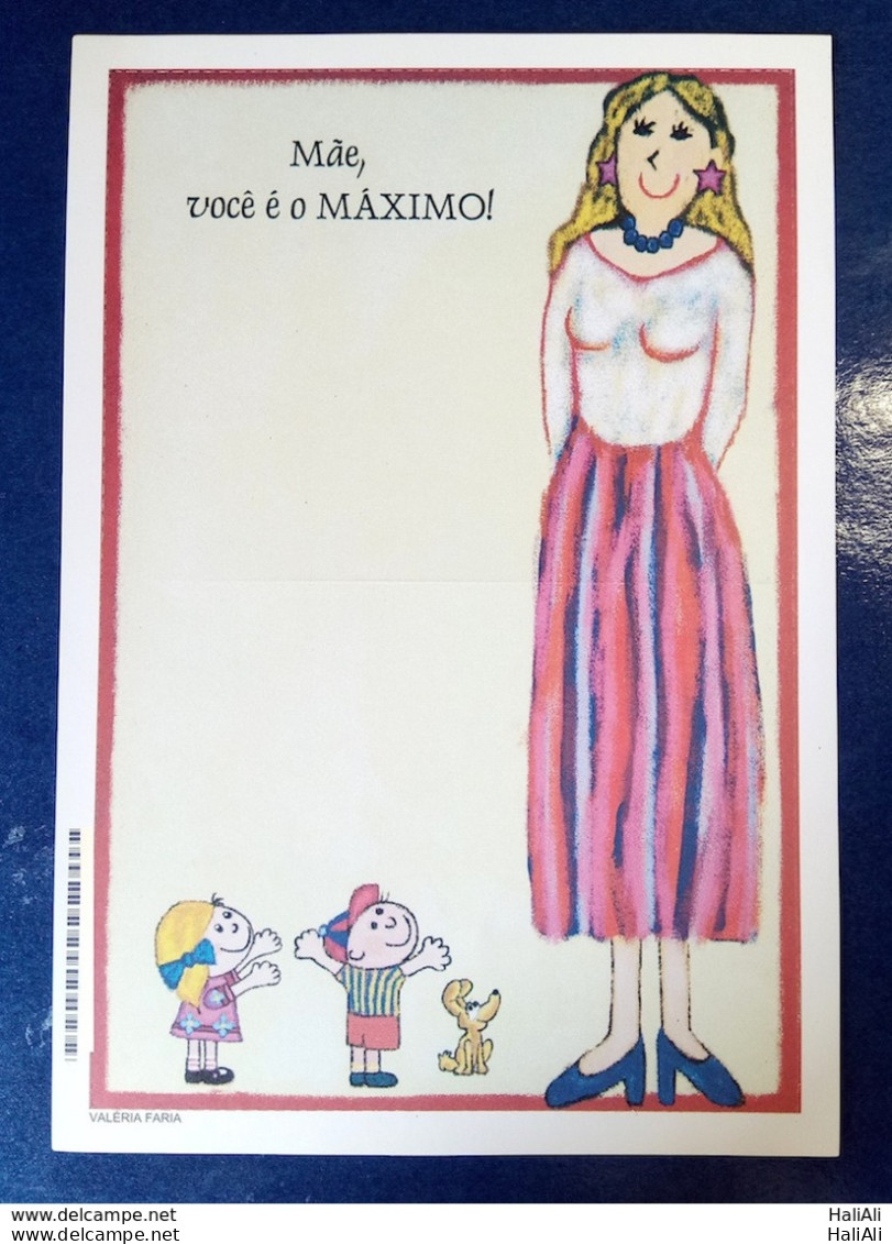 Brazil Aerogram Cod 079 Mother Is The Best 1998 - Entiers Postaux