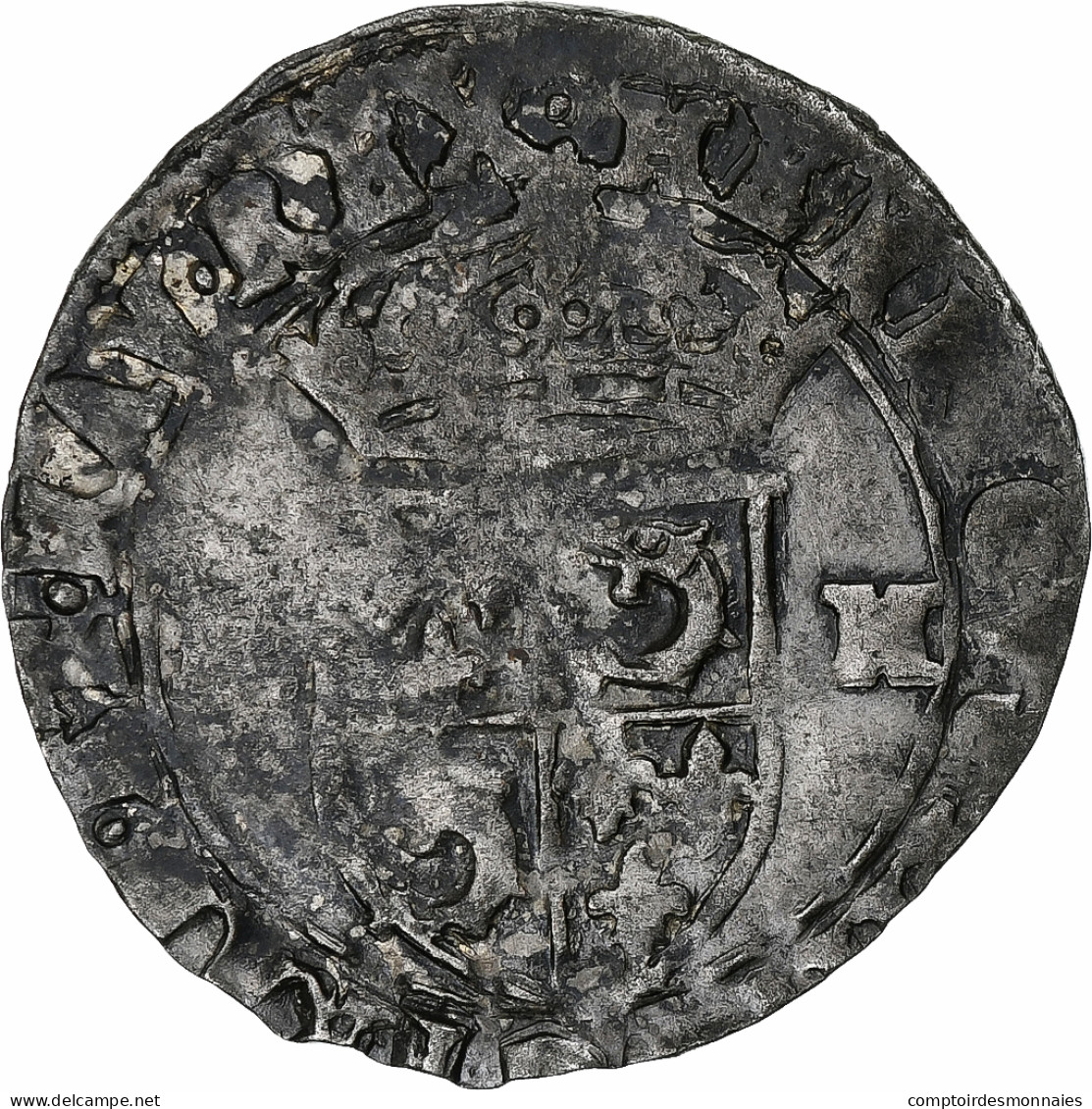 France, Henri IV, Douzain Du Dauphiné, 1595, Grenoble, Billon, TB+, Gadoury:565 - 1589-1610 Henri IV Le Vert-Galant