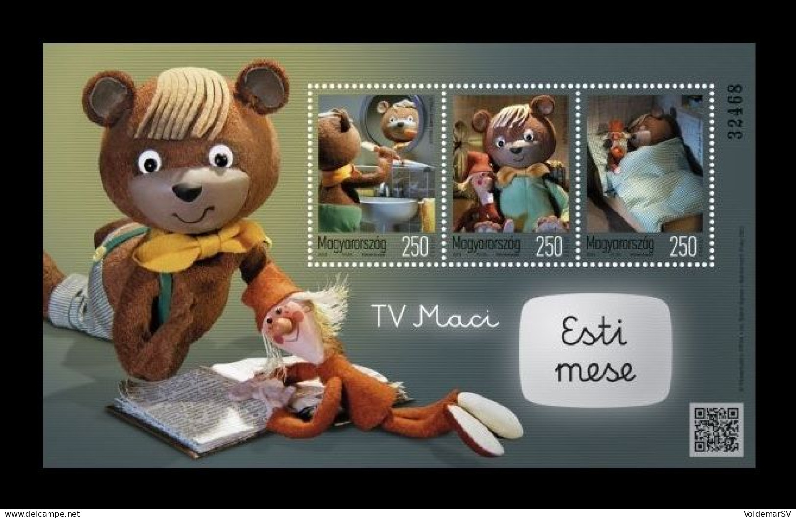Hungary 2023 Mih. 6319/21 (Bl.484) Cartoon And Fairy Tale Characters. TV Teddy MNH ** - Ongebruikt