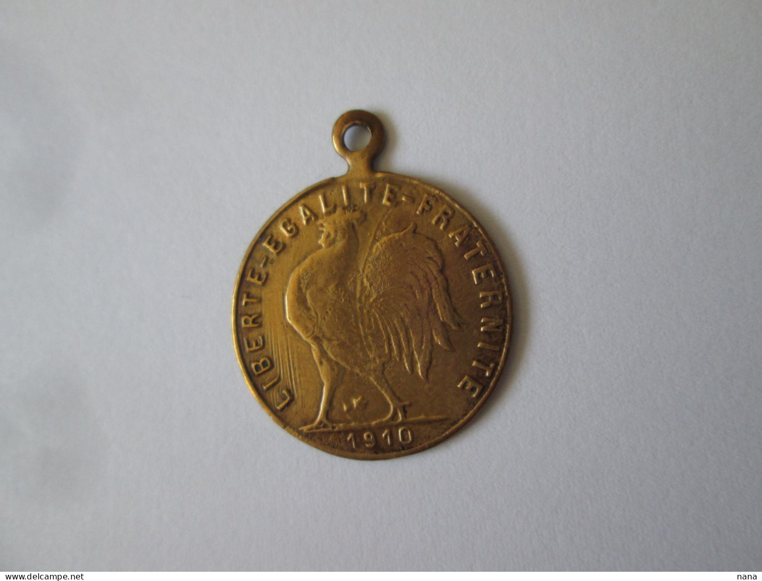 France Medaille 1910:Liberte-Egalite-Fraternite/Liberty-Fraternity-Equality - Autres & Non Classés