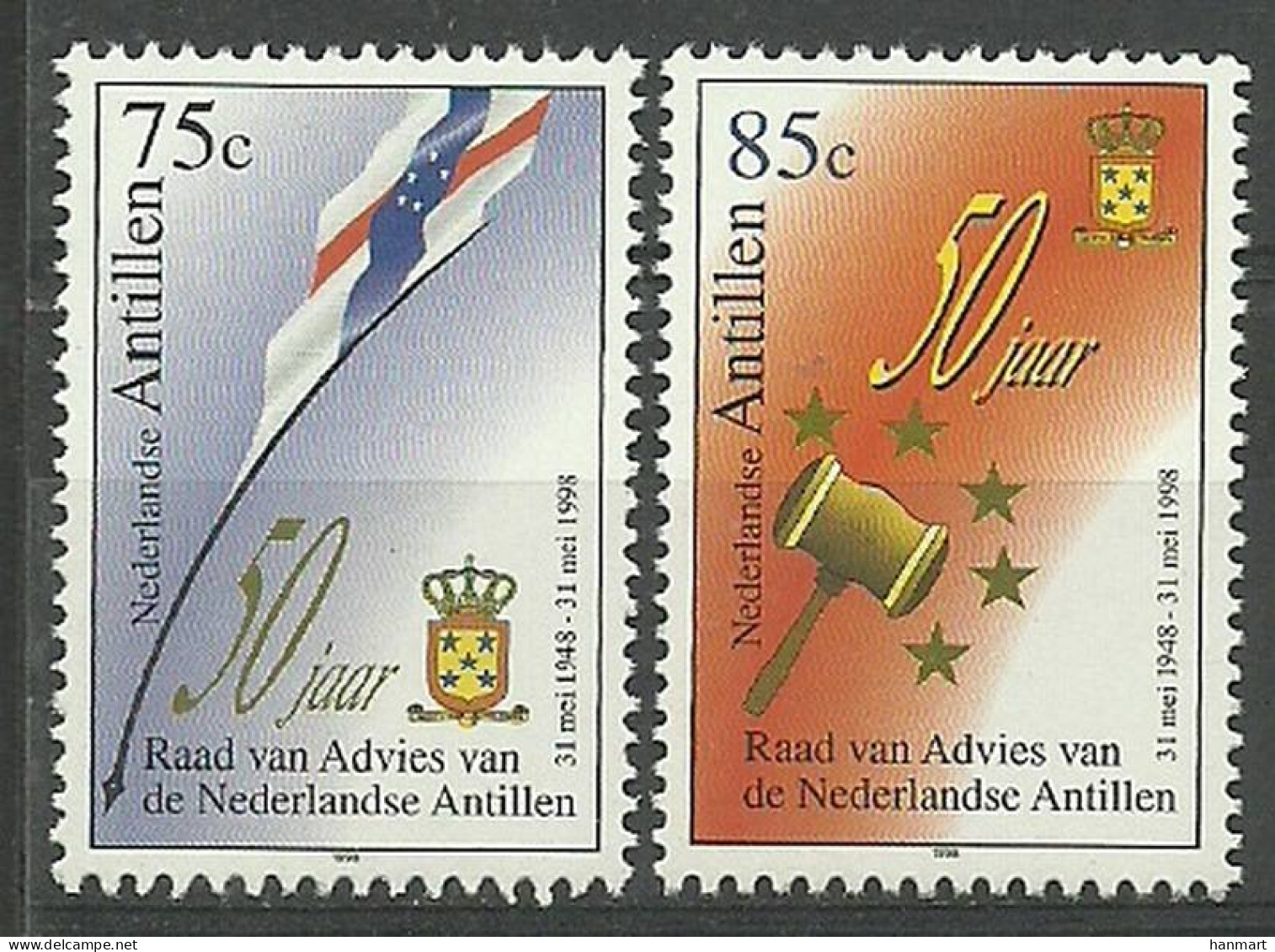 Netherlands Antilles 1998 Mi 961-962 MNH  (ZS2 DTA961-962) - Otros
