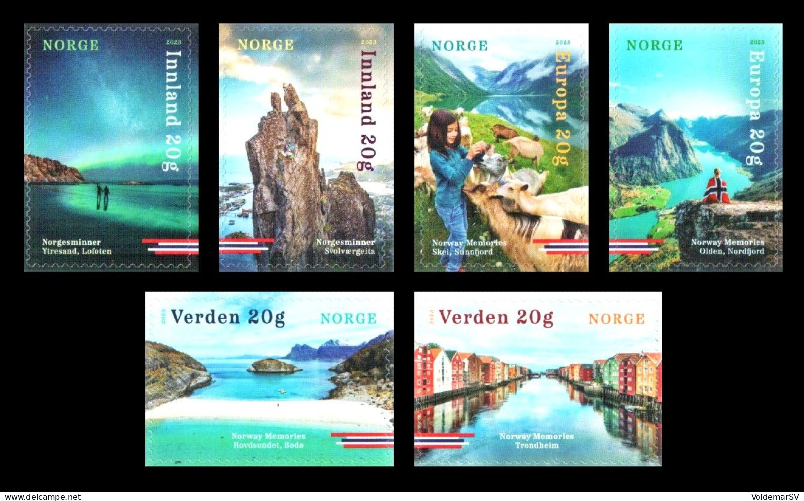 Norway 2023 Mih. 2096/101 Tourism. Norway Memories MNH ** - Unused Stamps