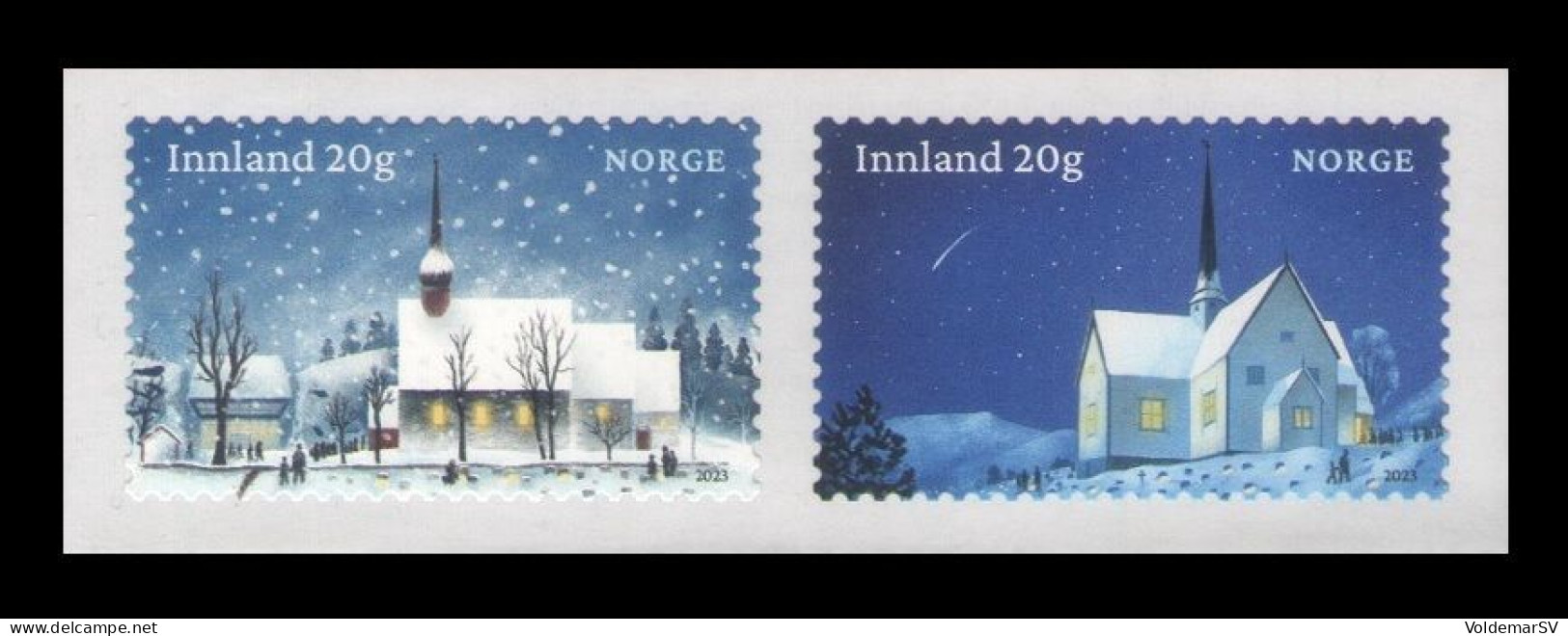 Norway 2023 Mih. 2118/19 Christmas MNH ** - Neufs