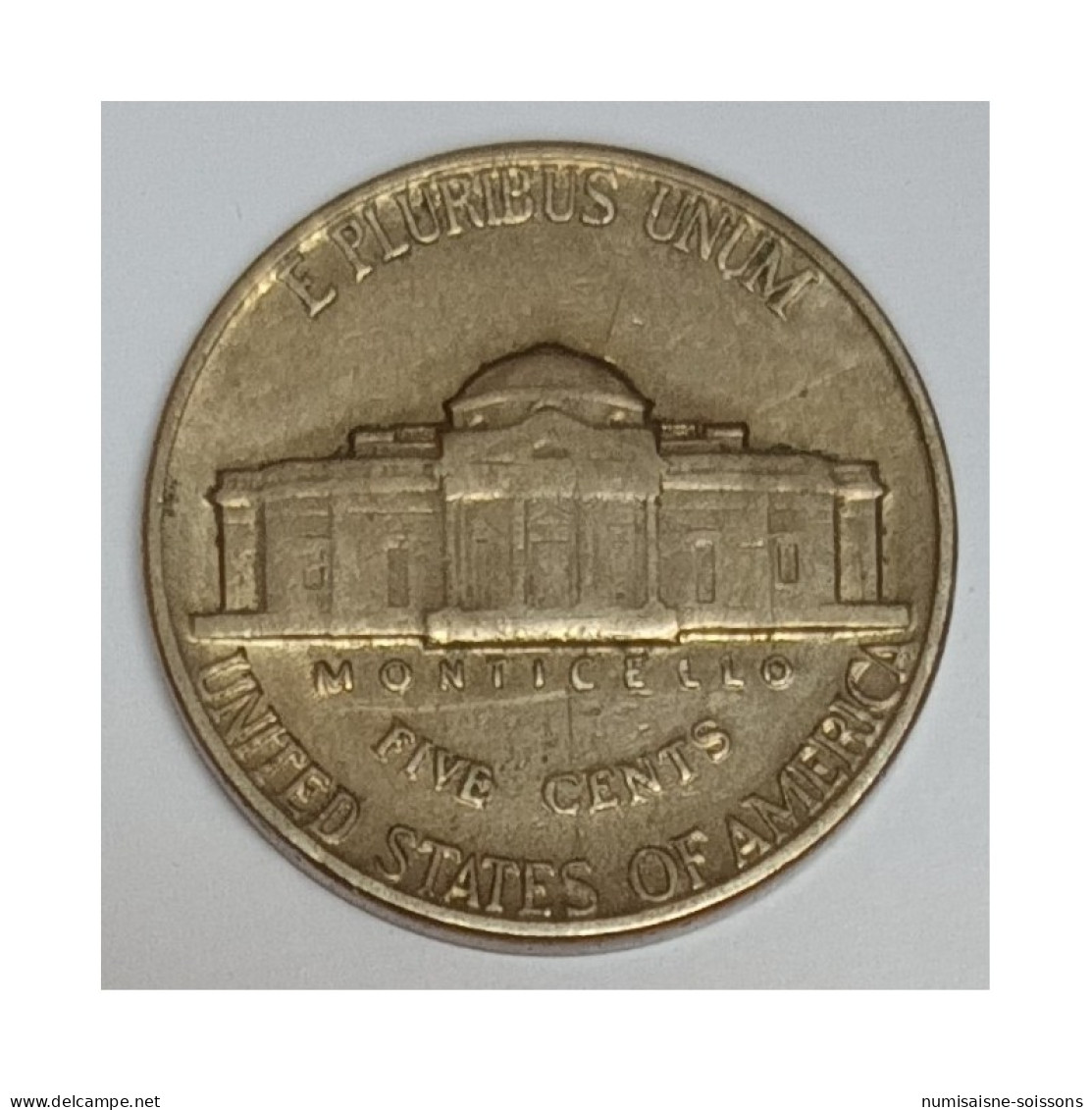 ETATS UNIS - KM 192 - 5 CENTS 1940 - Philadelphie - THOMAS JEFFERSON - TB - 1938-42: Vooroorlogse Munten