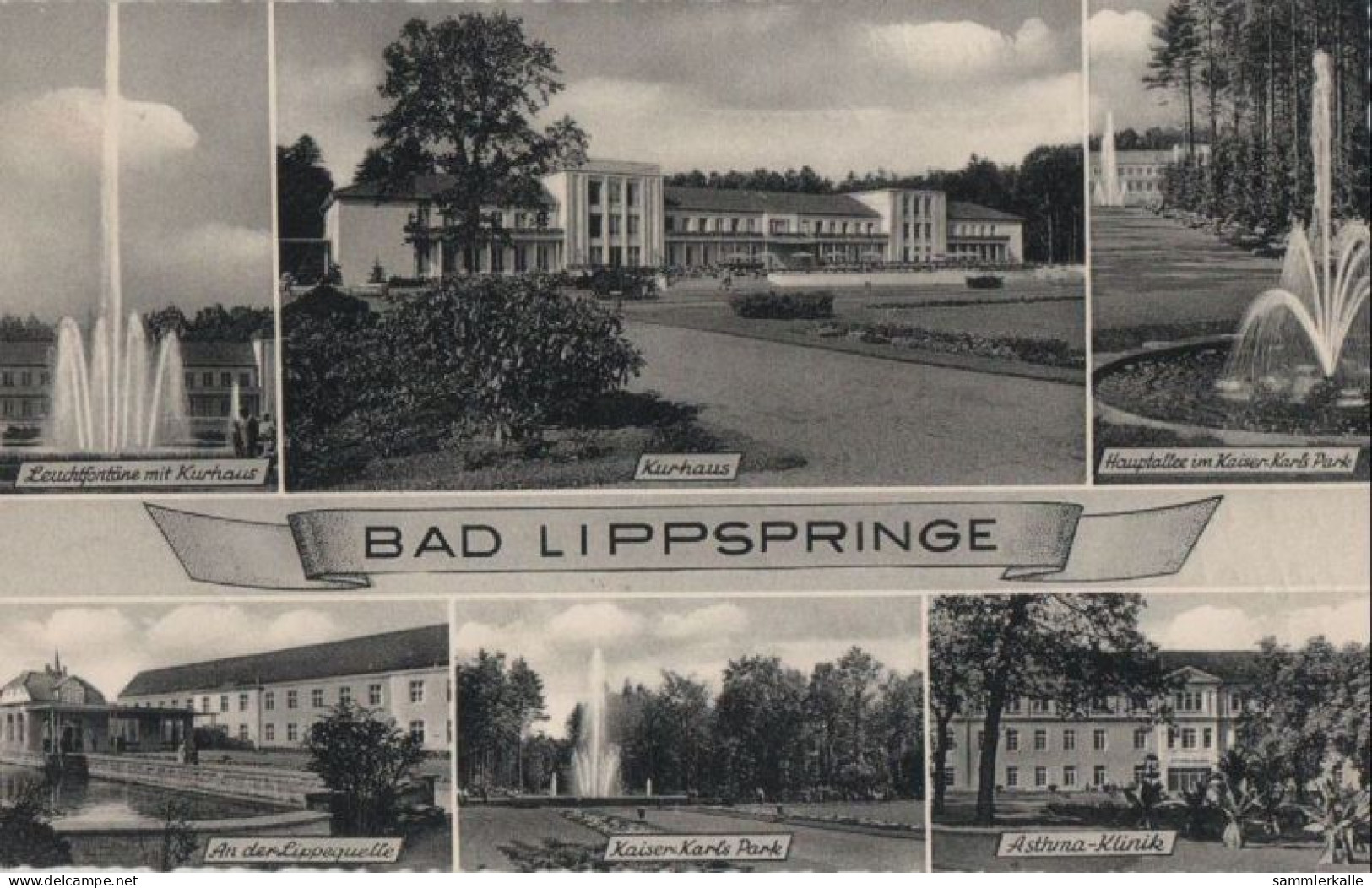 72444 - Bad Lippspringe - U.a. Asthma-Klinik - Ca. 1960 - Bad Lippspringe