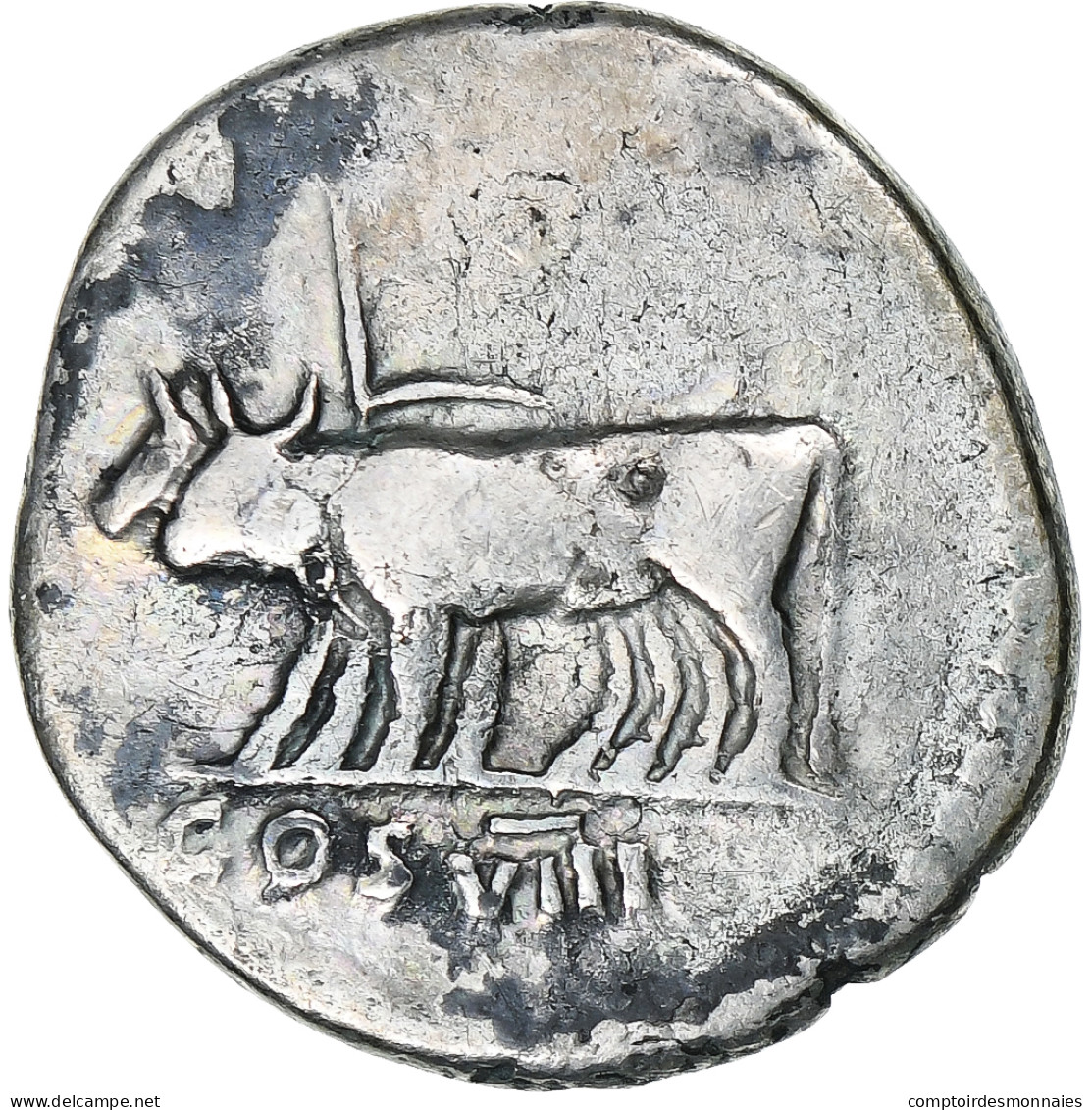 Vespasien, Denier, 77-78, Rome, Argent, TTB, RIC:944 - Die Flavische Dynastie (69 / 96)