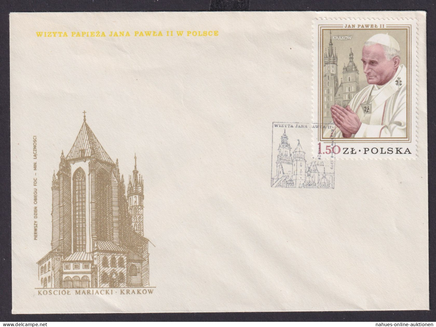 Polen Brief Papst Religion Kirche Glaube - Storia Postale