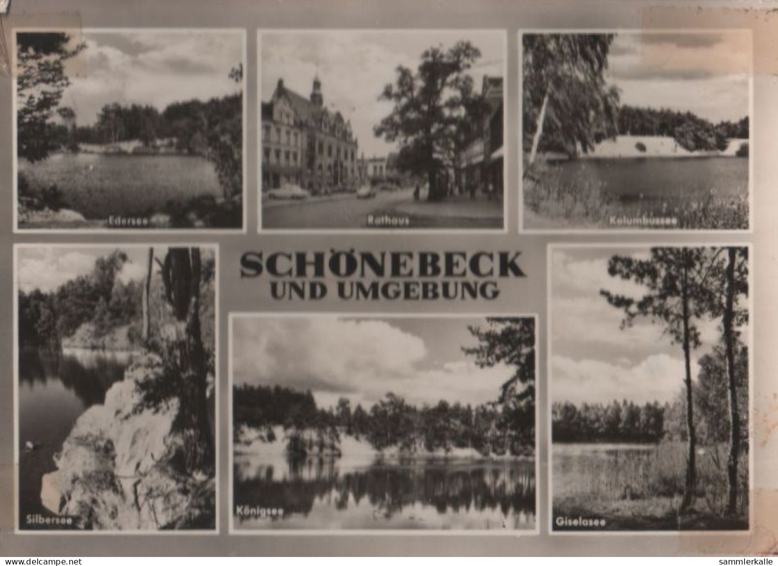 39934 - Schönebeck (Elbe) - Mit Umgebung, Z.B. Edersee - 1966 - Schönebeck (Elbe)