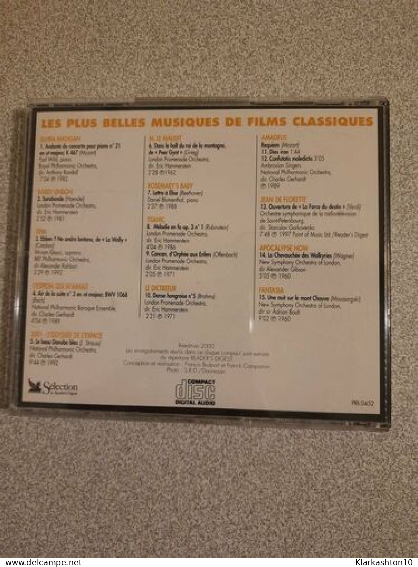 Les Plus Belles Musiques De Films Classiques - Other & Unclassified