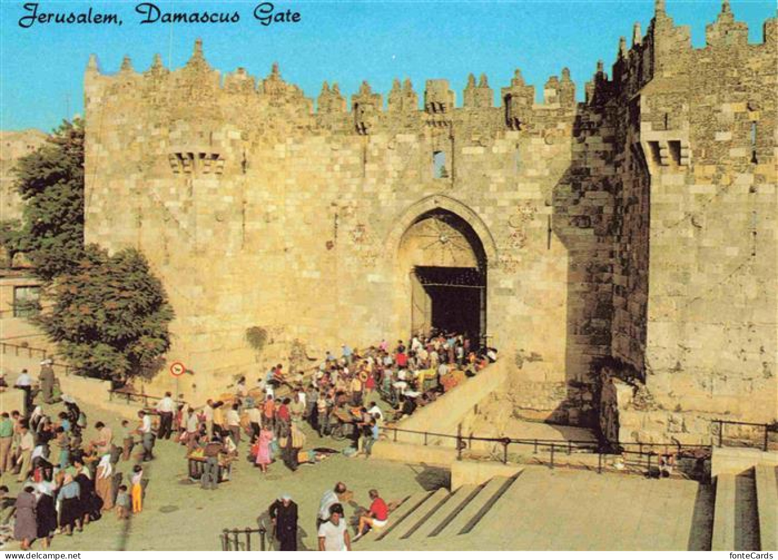 73969816 Jerusalem__Yerushalayim_Israel Damascus Gate - Israel