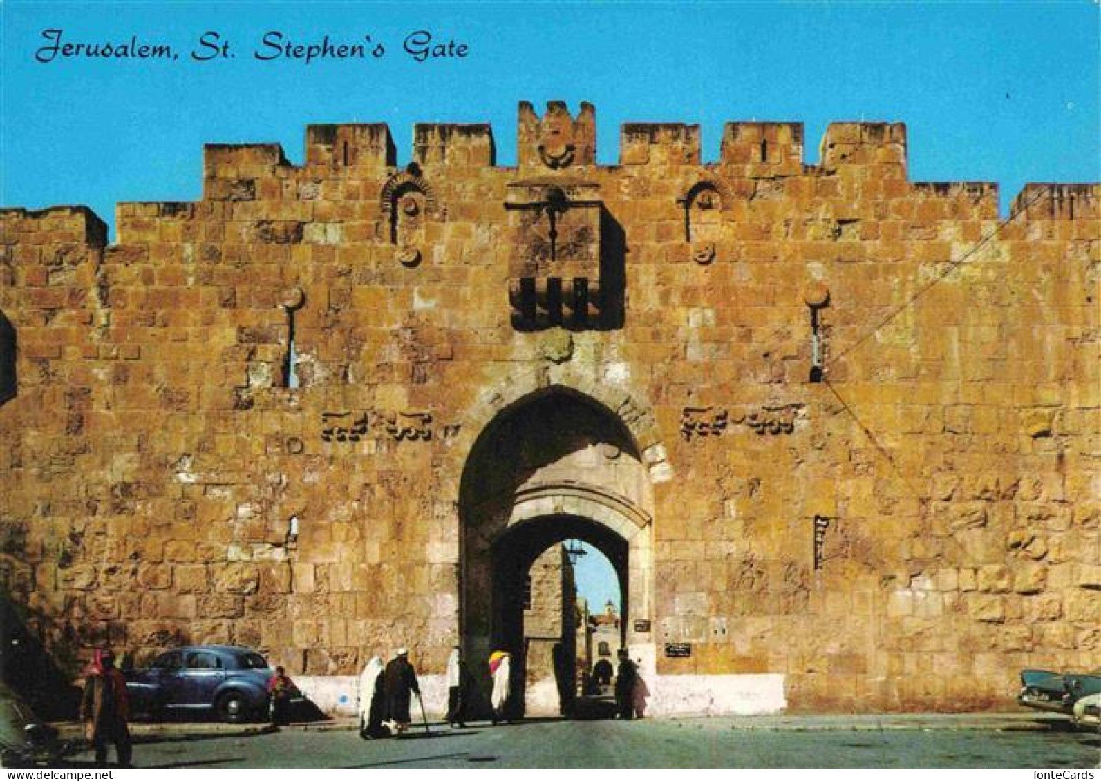 73969811 Jerusalem__Yerushalayim_Israel St. Stephen's Gate La Porte Des Lions - Israel