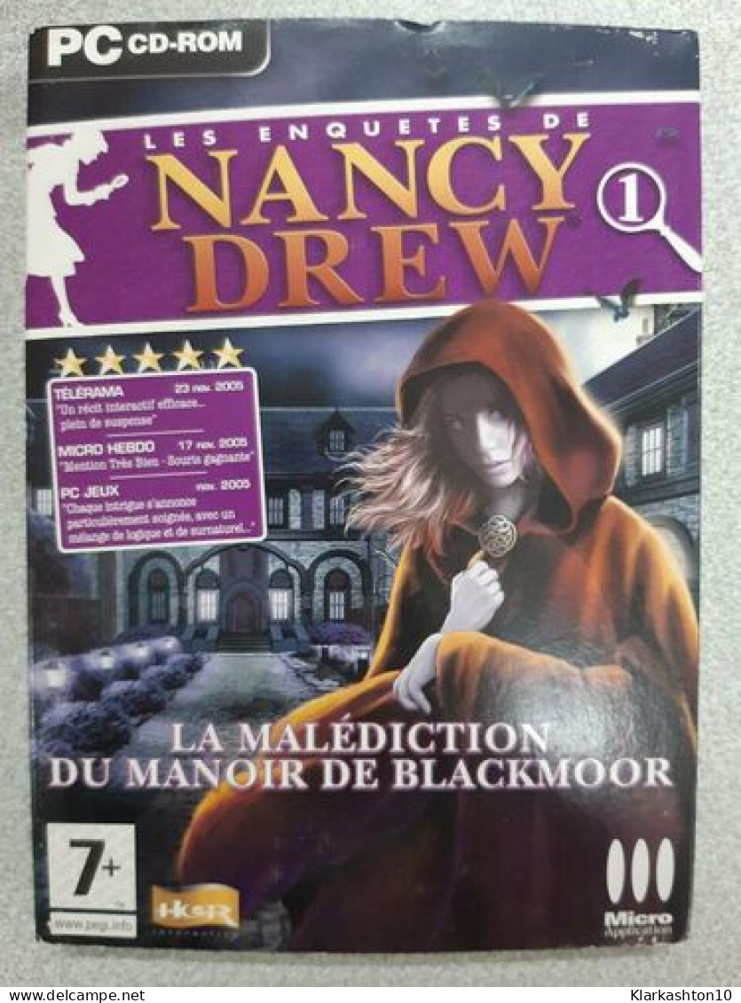 Les Enquetes De Nancy Drew : La Malediction Du Manoir De Blackmoor - Autres & Non Classés